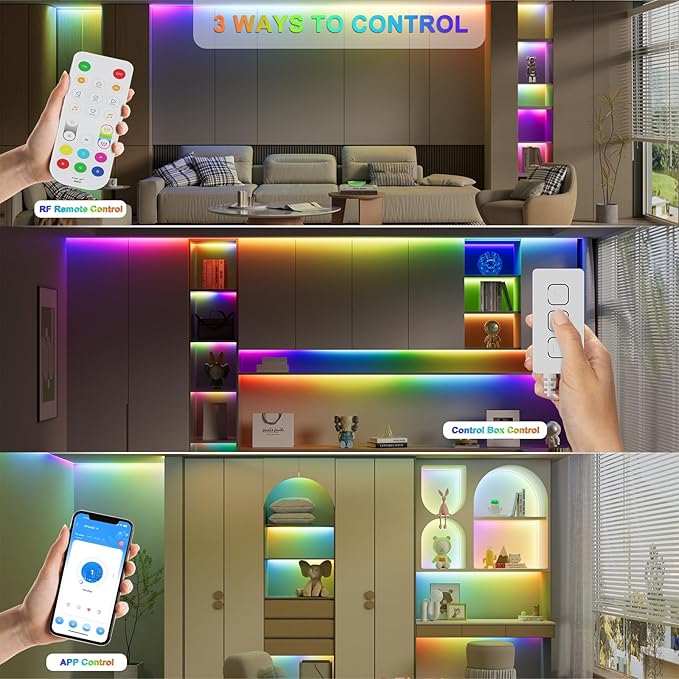 PAUTIX Wi-Fi+Bluetooth Music Pixel LED Smart Controller Kit SP548E, Compatible - Image 3