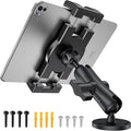 Industrial Tablet Mount for Truck&Vehicle, Heavy Duty Drill Base iPad Mount by TeQable