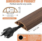 Floor Cord Cover Cable Cavity Self Adhesive Cord Hider Floor Floor Cable - Image 2