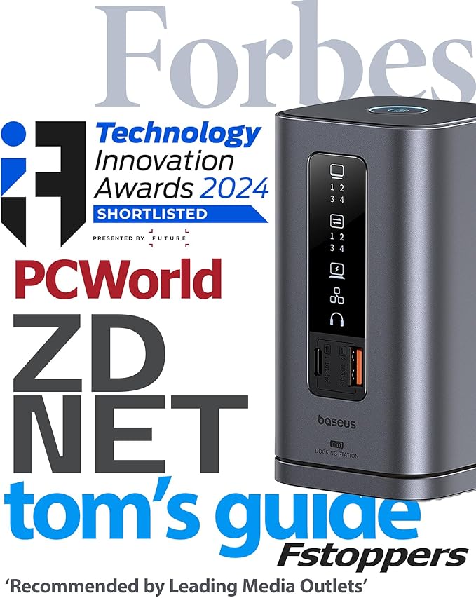 Baseus Spacemate Docking Station, 11-in-1 USB-C Dock - Image 7
