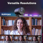 EMEET S600 4K Webcam with Tripod - Image 4