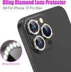 AGVEE 3+3 6 Pack for iPhone 12 Pro Max 6.7" Camera Lens Cover Protector - Image 4