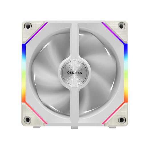 GAMDIAS AEOLUS P2-1203 120mm ARGB PWM Fan, Include Reverse Fan Blade x3 & - Image 15
