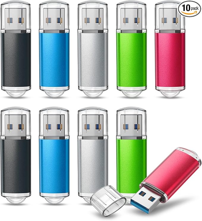 TOPESEL 16GB 10Pack 3.0 USB Flash Drive High Speed 16gb Thumb Drive Memory by TOPESEL