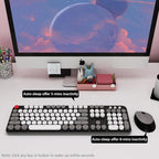 Wireless Keyboard and Mouse, KOOTOP Cute Keyboard and Mouse, 2.4G Wireless - Image 4