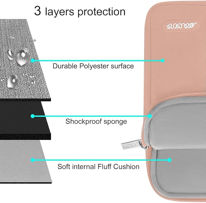 MOSISO Laptop Case 13.3 inch, 13-13.3 inch Laptop Sleeve Compatible - Image 4