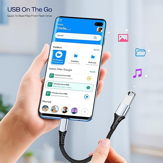 OTG USB-C to USB 3.0 Adapter Thunderbolt 3 Compatible - Image 5