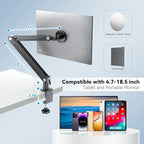 Jakeko Strong Magnetic Portable Monitor Desk Clamp - 75mm VESA Mount 4.7" 15.6" - Image 2