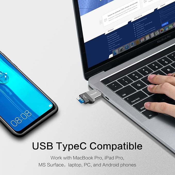 C356 Type-C MicroSD Card Reader - Image 2