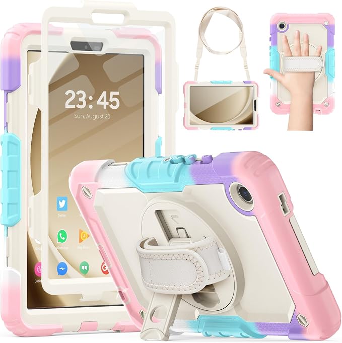 HXCASEAC Case for Samsung Galaxy Tab A9 8.7 Inch, Protective by HXCASEAC
