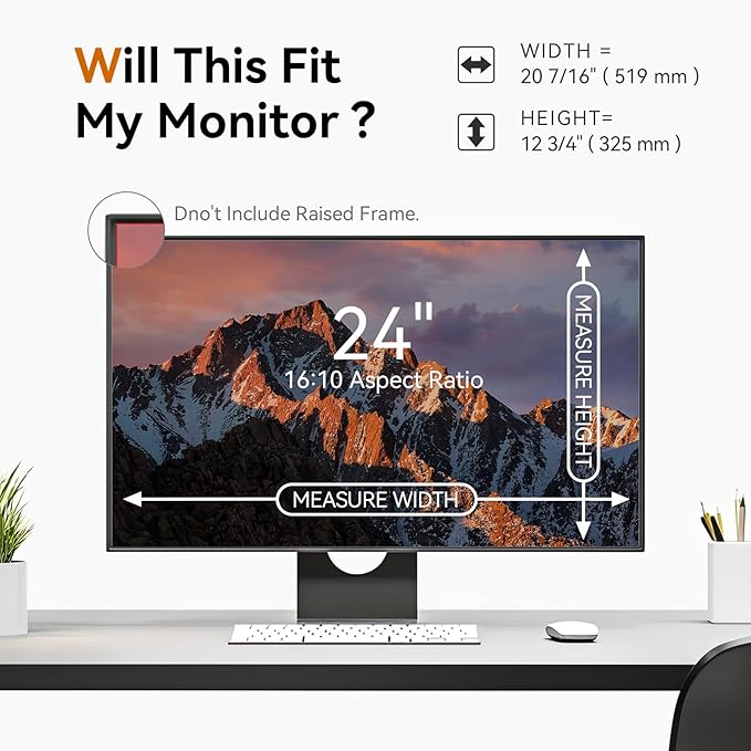 24 Inch Computer Privacy Screen - Image 4