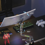 Gaming Monitor Arm for Flat/Ultrawide/Curved Monitors 32 to 60 inch, Heavy Duty - Image 3