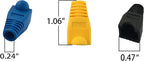 Accessbuy 100 Pack RJ45 CAT6 CAT6E CAT5 CAT5E Ethernet Network Cable Strain - Image 2