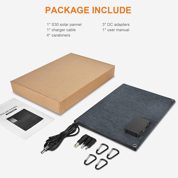 30W 100W 200W 400W Solar Panel, Portable Foldable Solar Panel Kit - Image 8