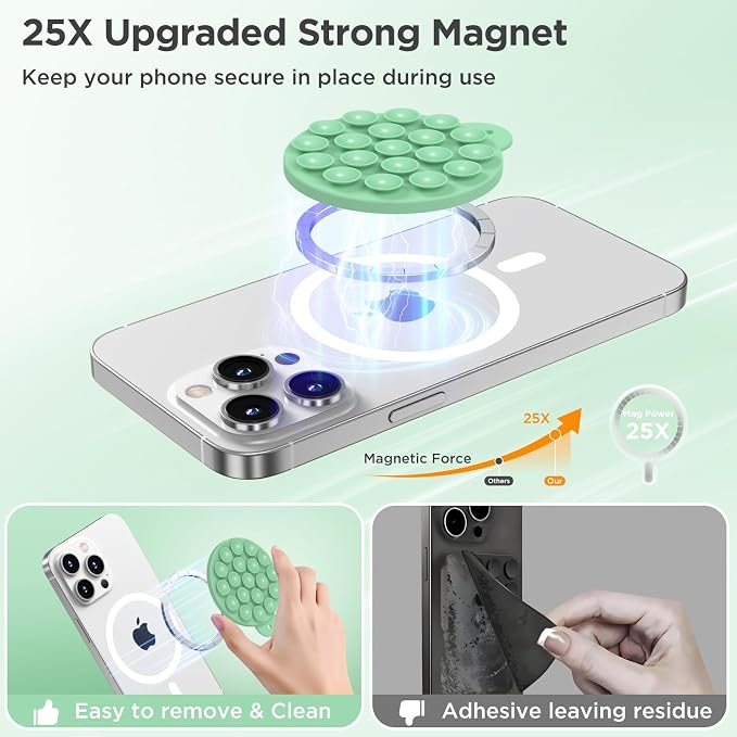 Magnetic Suction Cup Phone Mount - Image 5