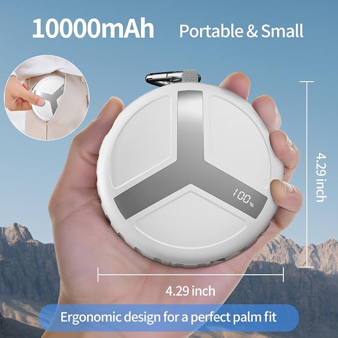 Vivilumens Rugged Power Bank Outdoor Charger 10000mAh USB-C Fast Charging Cable - Image 8