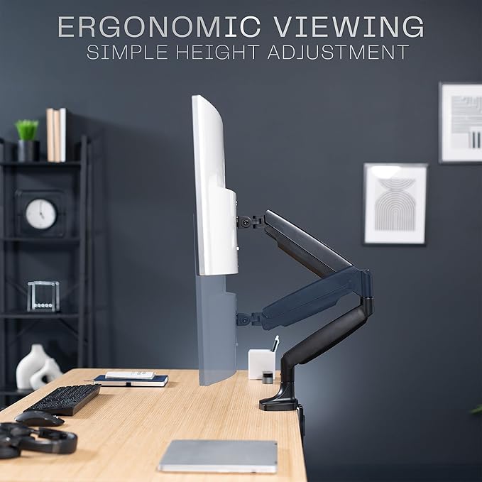 VIVO Premium Aluminum Heavy Duty Single Monitor Arm - Image 6