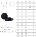 Rubber Grommet, 2-1/8"ID 2-1/2"Drill Hole, Hole Grommets, Synthetic Rubber - Image 4