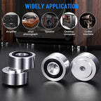 Facmogu 4PCS Silver Aluminum Alloy Speaker Isolation Feet, Turntable Isolation - Image 6
