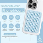 SUCKY Silicone Suction Phone Case Adhesive Octo Cup Buddy Mount - Image 2