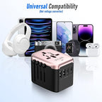 Universal International Power Travel Plug Adapter, 5 in 1 European Travel Plug - Image 6