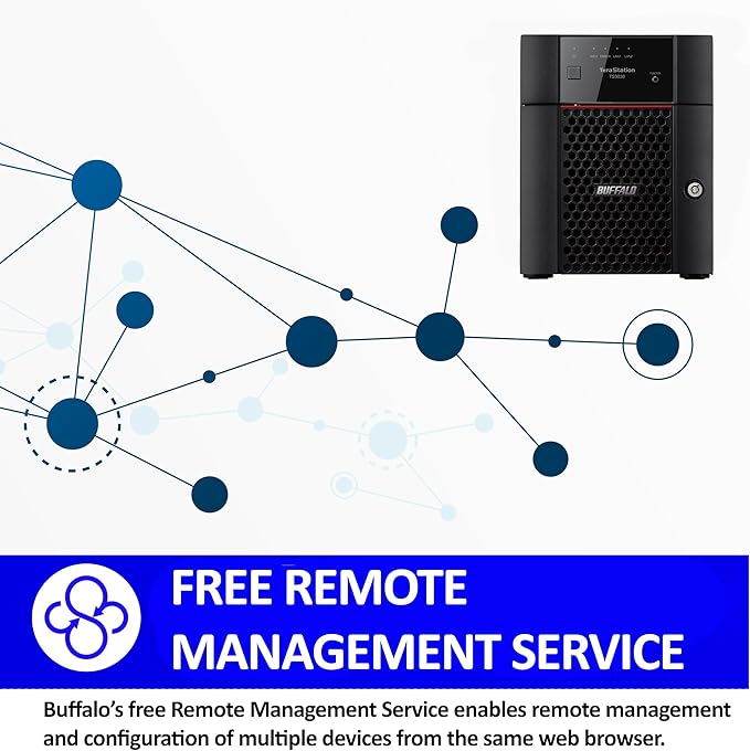 BUFFALO TeraStation 3430DN 4-Bay 4TB Desktop Small-Med Business NAS w/Hard - Image 7