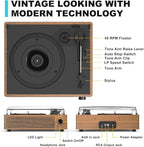 Retro Record Player for Vinyl - Image 2
