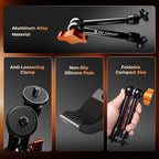 K&F CONCEPT 9.8" Magic Arm Clamp Kit - Image 4