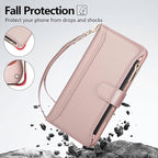 Compatible with iPhone 14 Pro Max Wallet Phone Case-PU Leather Magnetic Flip - Image 6
