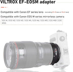 VILTROX EF-EOS M Mount Camera Adapter, Autofocus Lens Converter Ring, EF-M Lens - Image 5