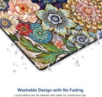 Mouse Pad, Abstract Floral Mouse Pad, Premium-Textured Computer Mouse Mat - Image 5