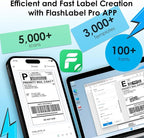 Bluetooth Thermal Shipping Label Printer, 4x6 Portable Thermal Address Label - Image 5