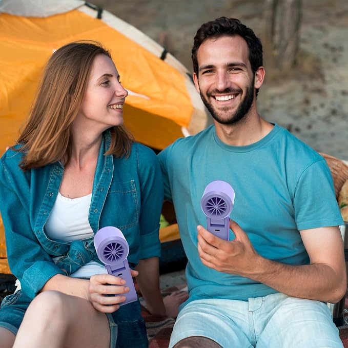Portable Handheld Fan Rechargeable 100 Speeds Turbo Ice Cooling Fan Personal - Image 8