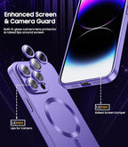 Magnetic for iPhone 14 Pro Max Case Slim Soft TPU Bumper Shockproof Metallic - Image 3
