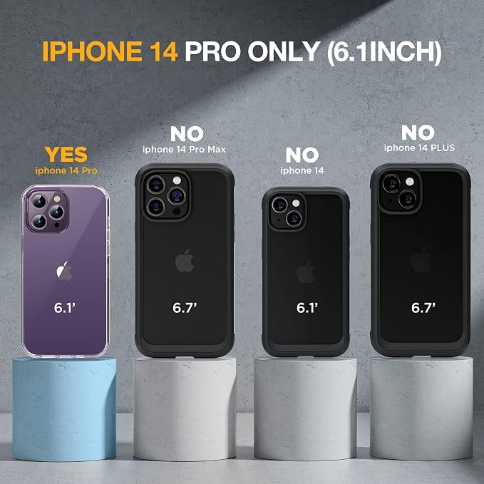 Miracase Glass Series Designed for iPhone 14 Pro Case 6.1 Inch, Upgrade - Image 6