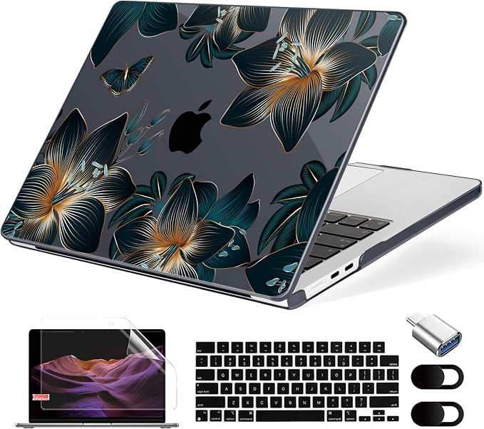 Compatible with MacBook Air 13.6 inch Case, M4 A3240/M3 A3113/M2 A2681 by MecBevia