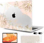 MEEgoodo for MacBook Air 13 inch Case 2021 2020 2019 2018 Released A2337 M1 by MEEgoodo