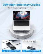 Laptop Cooling Stand with Detachable Thermoelectric Cooler, Adjustable Height & - Image 6
