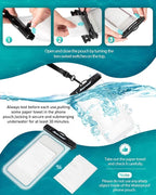 Hiearcool Waterproof Phone Pouch, Waterproof Beach Bag Compatible - Image 5