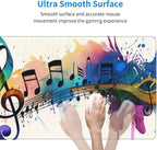 Gaming Mouse Pad, Large Non-Slip Rubber Base Mousepad, Keyboard Mouse Mat - Image 6