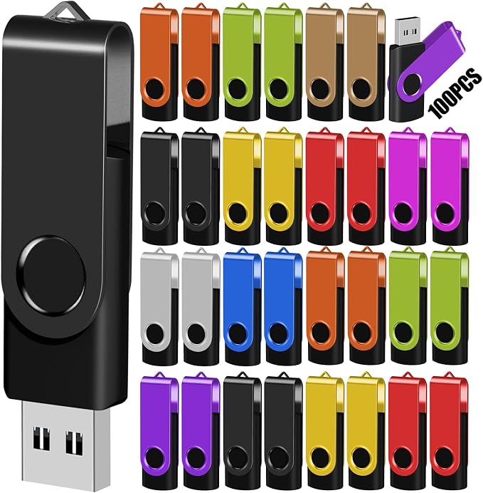 EASTBULL Flash Drives Bulk 8GB USB Thumb Drive 50 Pack USB 2.0 Memory Stick by EASTBULL