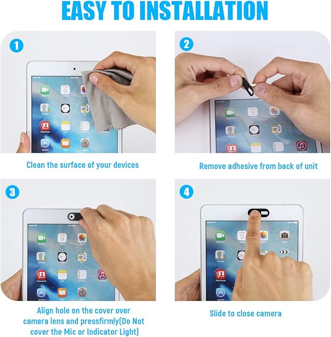 Camera Cover Slide, 0.028 Inch Ultra-Thin Phone Camera Cover, Computer Camera - Image 7