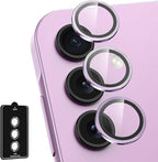 for Samsung Galaxy A35 5G Camera Lens Protector, Individual Metal Ring Tempered by Btscase
