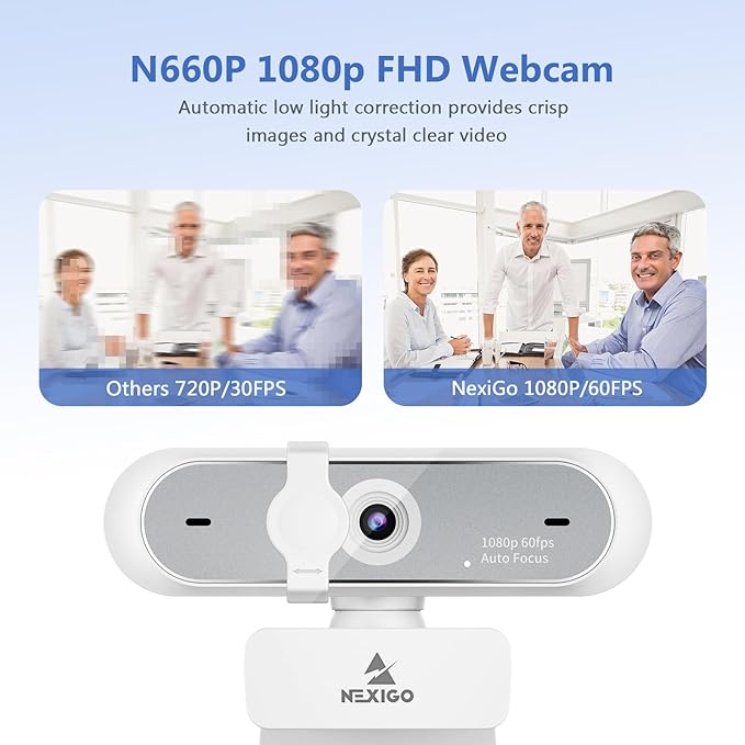 NexiGo N660P 1080P 60FPS Webcam - Image 2