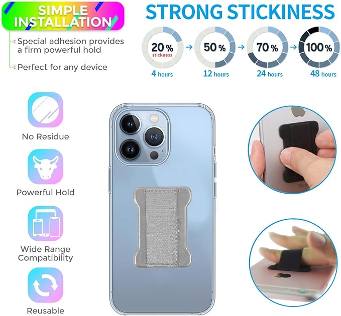WUOJI Universal Phone Grip for Smartphones - Image 2