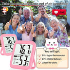 Antonki 2 Pack Room Thermometer - Image 7