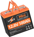 12V100Ah Mini LiFePO4 Lithium Battery, 100Ah Lithium Deep Cycle Battery by LiPULS