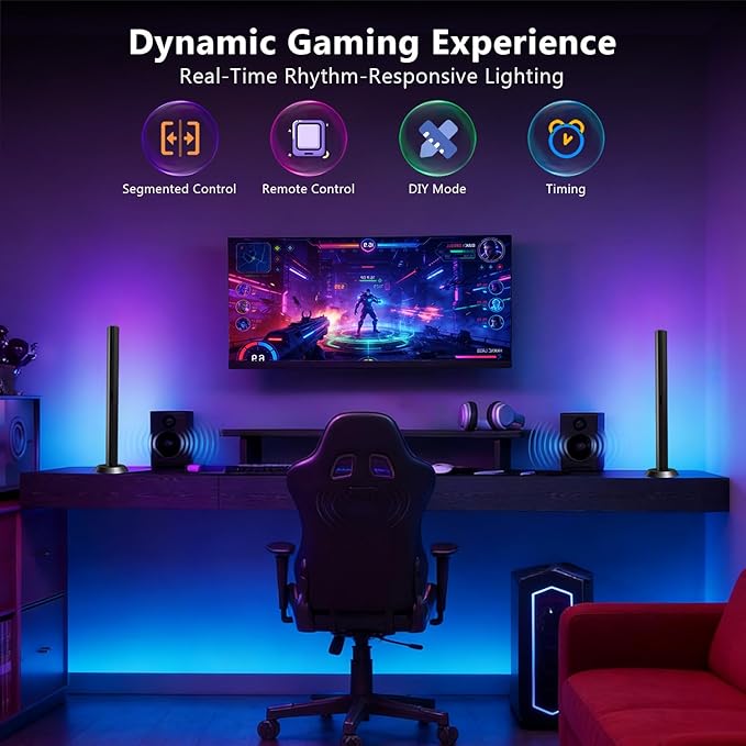 DAYBETTER Gaming Light Bars, RGBICW TV Light Bars, Smart LED Light Bars - Image 2