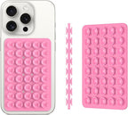 Silicone Double Sided Suction Phone Case Mount, Detachable Hands Free & Strong by CMZZ