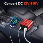 400W Car Power Inverter: vansoet DC 12V to AC 110V Inverter Converter, USB C PD - Image 2